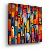 Modern Art Glass Wall Art.